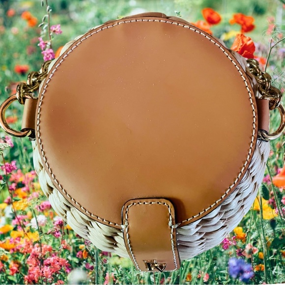 Designer Brand Frances Valentine Honeypot Wicker Basket Purse - Picture 6 of 9